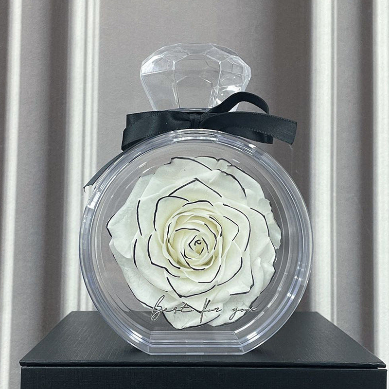 Getrocknete Rosen-Geschenk box für Weihnachten Neujahr Valentinstag